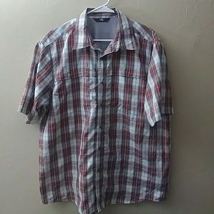 Plaid button down
